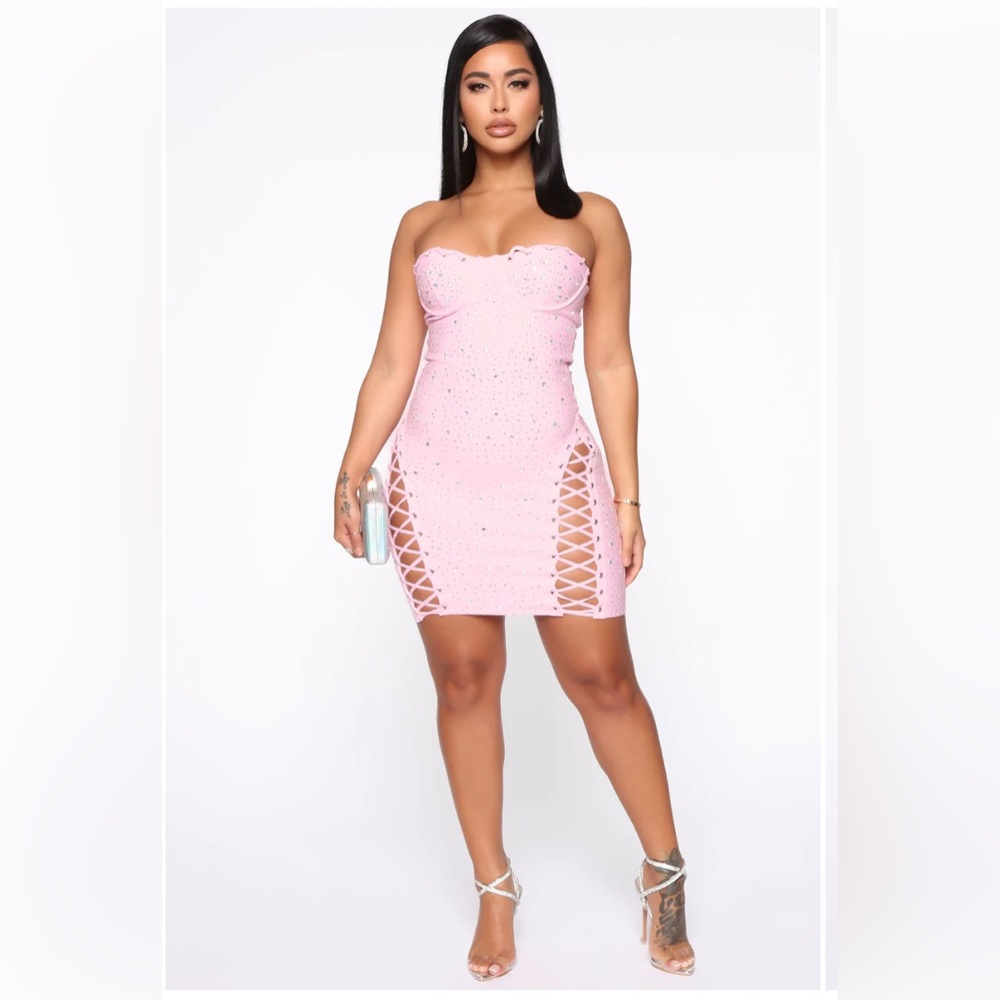 Night club bandage mini dress